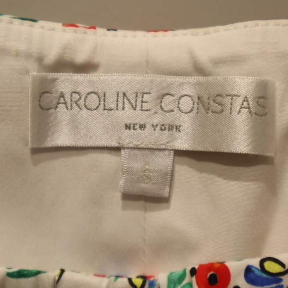 Caroline Constas Maria Off-Shoulder Multi Print Mini Dress - Picture 5 of 6